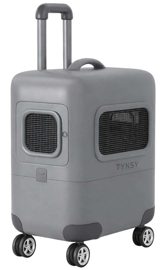 PortaPaw™ — Modular Rolling Pet Carrier with Integrated Litter System
