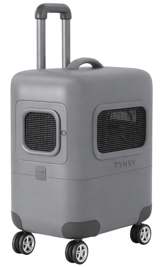 PortaPaw™ — Modular Rolling Pet Carrier with Integrated Litter System