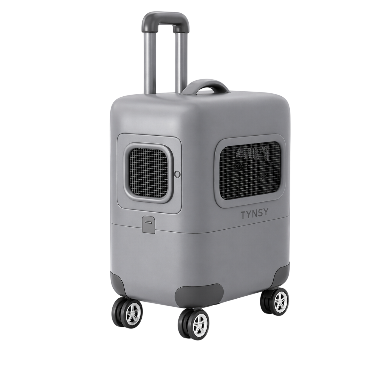 PortaPaw™ — Modular Rolling Pet Carrier with Integrated Litter System