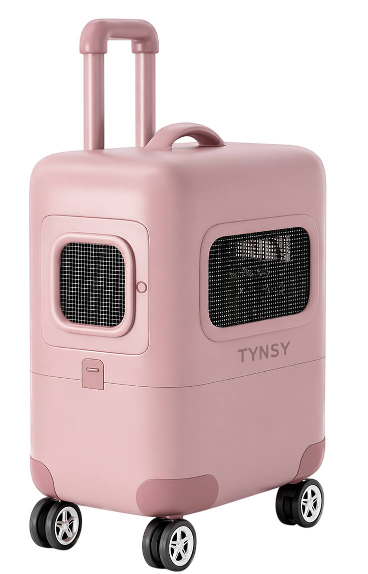 PortaPaw™ — Modular Rolling Pet Carrier with Integrated Litter System