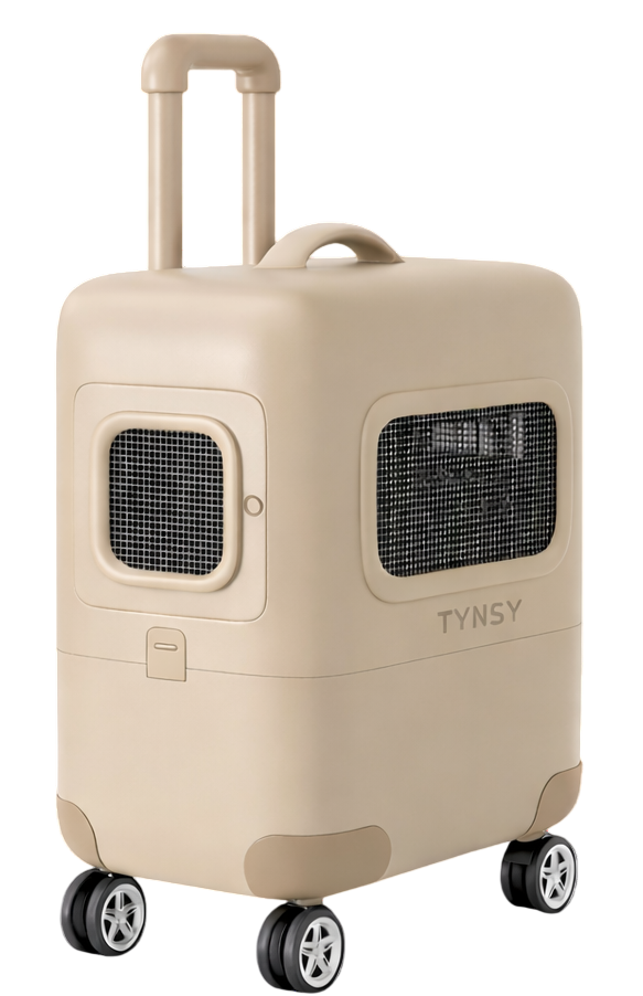 PortaPaw™ — Modular Rolling Pet Carrier with Integrated Litter System