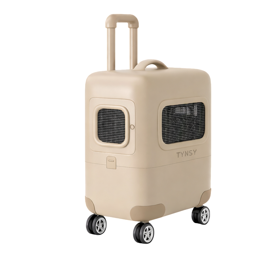 PortaPaw™ — Modular Rolling Pet Carrier with Integrated Litter System